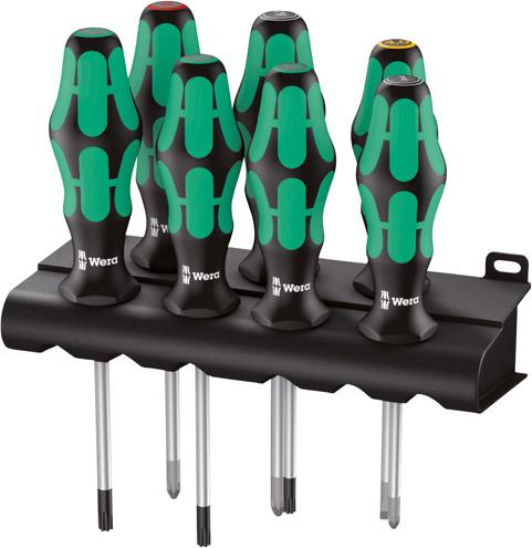 Imagen de JGO DESTORNILLADORES PH/PZ/TORX 7 PZAS WERA