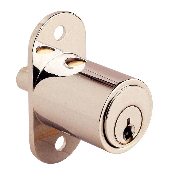 Imagen de CERRADURA PARA MUEBLE 147 C/ PULSADOR PUERTA CORREDORA