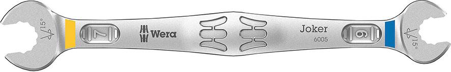 Imagen de LLAVE DE DOS BOCAS FIJAS JOKER LLAVE DE DOS BOCAS FIJAS JOKER 6X7MM WERA