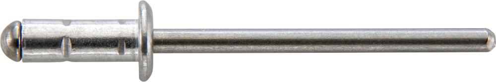 Imagen de REMACHE CIEGO POLIVALENTECABEZA BOMBEADA ALU/VA 4,8X10MM GESIPA