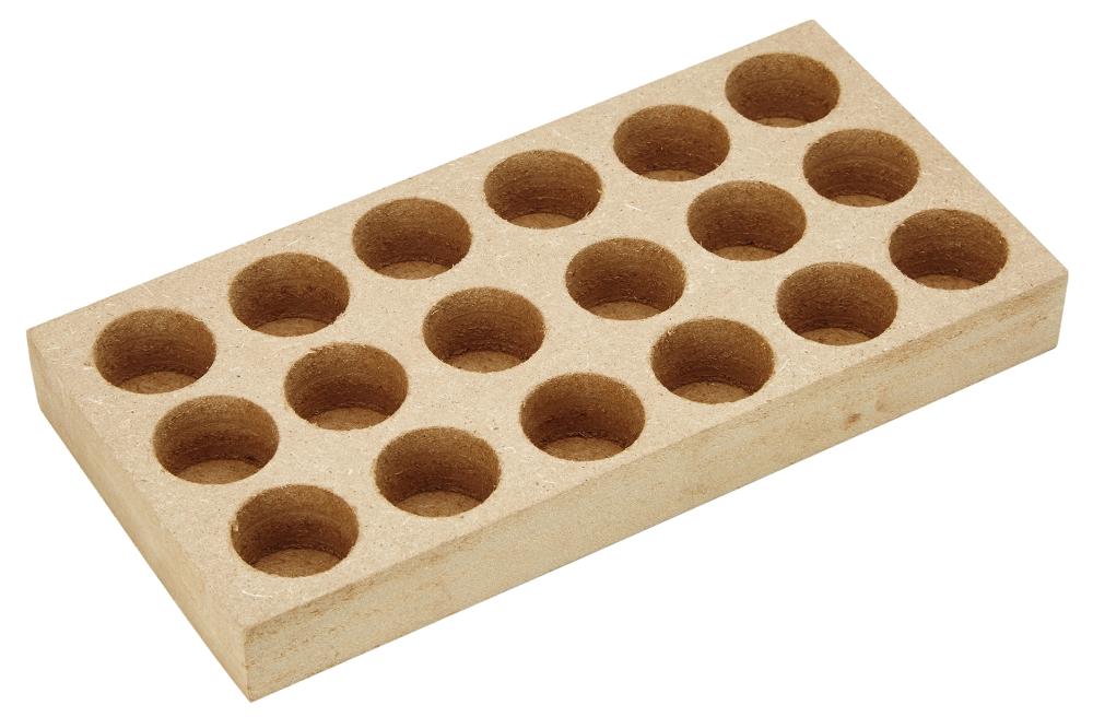Imagen de ZÓCALO MADERA PARA ER32 18 ORIFICIOS FORTIS
