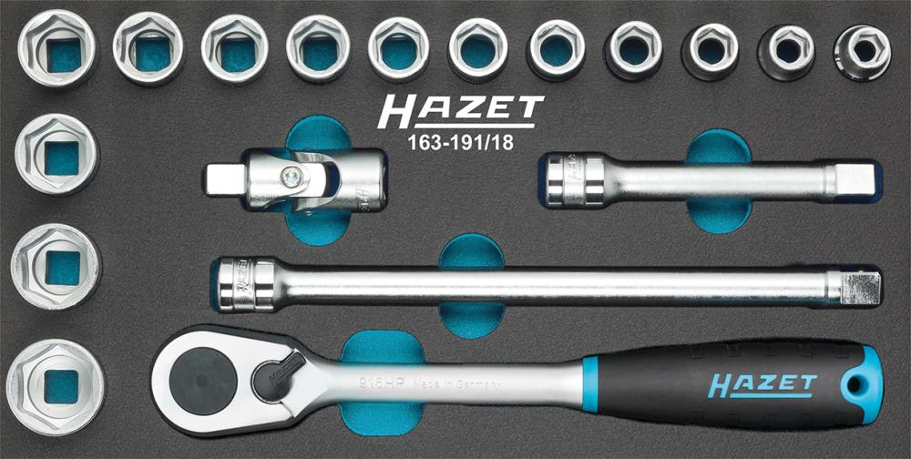 Imagen de MÓDULO HTA 163-191/18 LLAVE DE VASO 1/2" HAZET