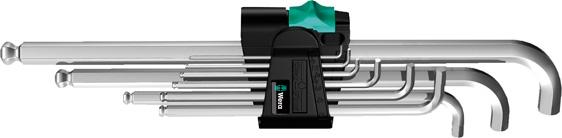 Imagen del producto Jgo llaves Allen hembra hex corta 1,5-10x mm Wera