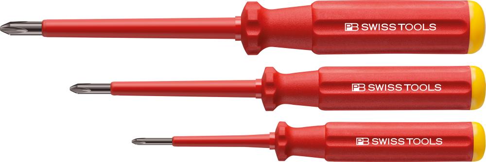 Imagen del producto Jgo. destornilladores VDE3 piezas PH en cartón Classic PB Swiss Tools