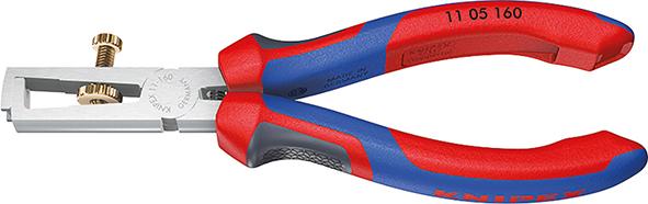 Imagen de ALICATES PELACABLES CROMADO CON MANGO VARIOS COMPONENTES 160MM QMM KNIPEX