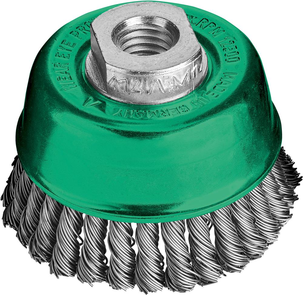 Imagen del producto Cep. copa ala. acero inoxtrenzado 65x0,5mm Alambretrenzado 30x6mm Lessmann
