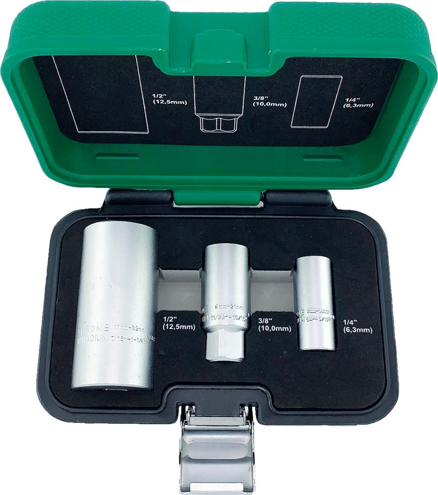 Imagen de VASO LLAVE DE VASO 3 PZAS. 6-32MM FORTIS