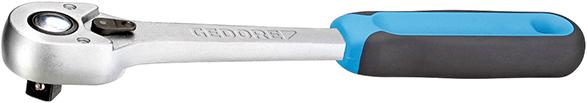 Imagen de CARRACA REVERSIBLE PALANCA 3/8" 32 DIENTES 200MM GEDORE