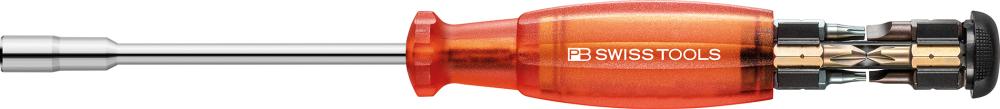 Imagen de DEPÓSITO PRTAPUNTAS LARGADE 8 PZAS., PLANO, PH, TXPB SWISS TOOLS