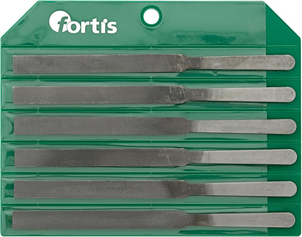 Imagen de JGO LIMAS CONTACTO 150MM PICADO DOBLE 6 PZAS EN BOLSA DE PVC FORTIS