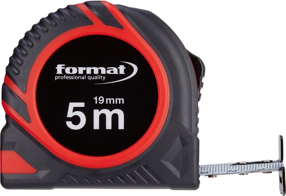 Imagen del producto Cinta métrica de bolsillo5mx19mm blanca FORMAT