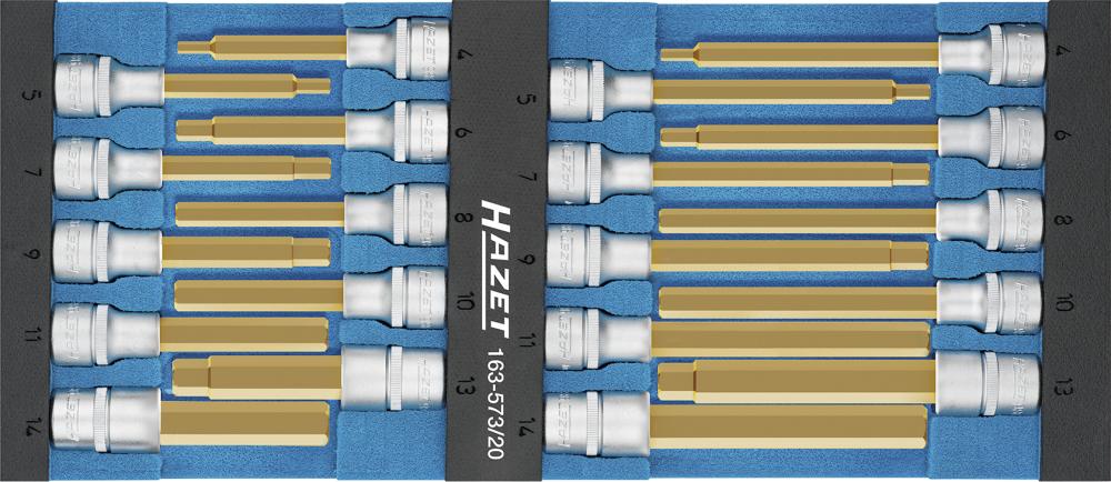 Imagen de MÓDULO HTA 163-573/20 HEMBRA HEX 1/2" 1/3 HAZET