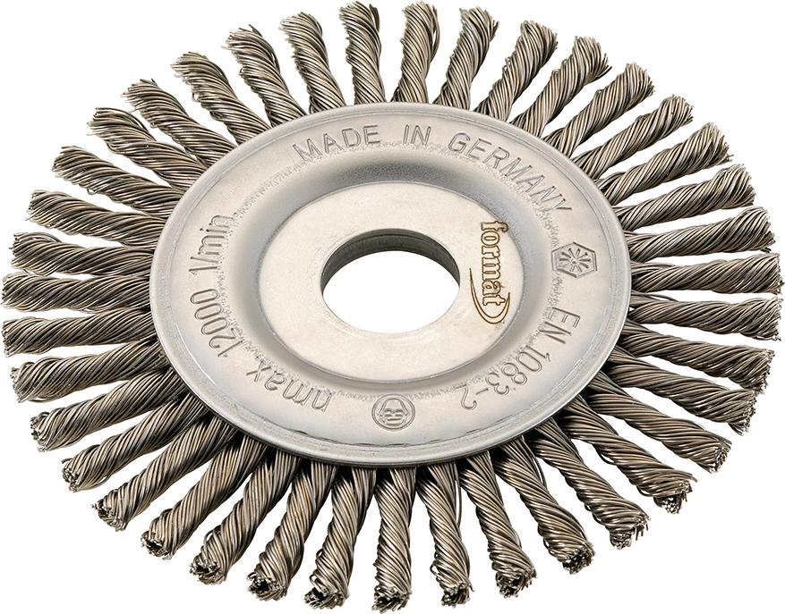 Imagen del producto Cepillo circular acero trenzado 115x6x mm FORMAT