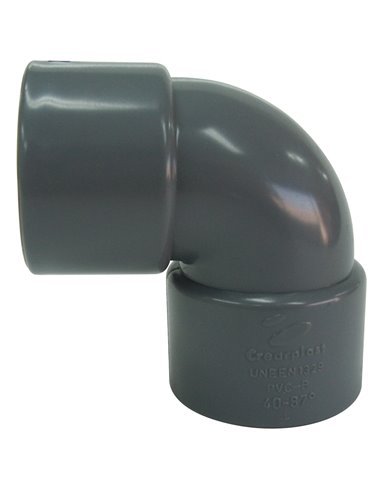 Imagen del producto CODO PVC SANITARIO HEMBRA-HEMBRA