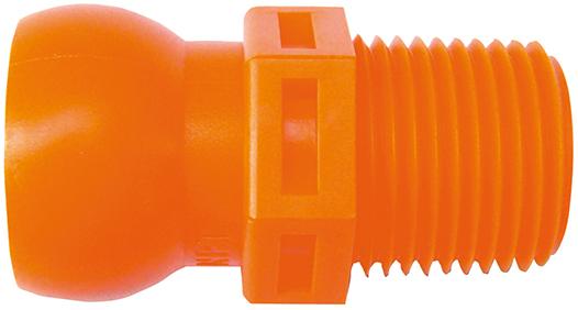 Imagen del producto Casquillo roscado de empalme 4 pzas para tubo refrigerante R3/8" LOC-LINE