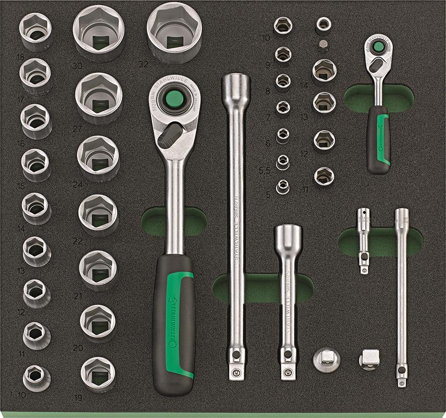 Imagen del producto Módulo hta 2/3 Llave de vaso 1/4+1/2" TCS1 821/38Stahlwille