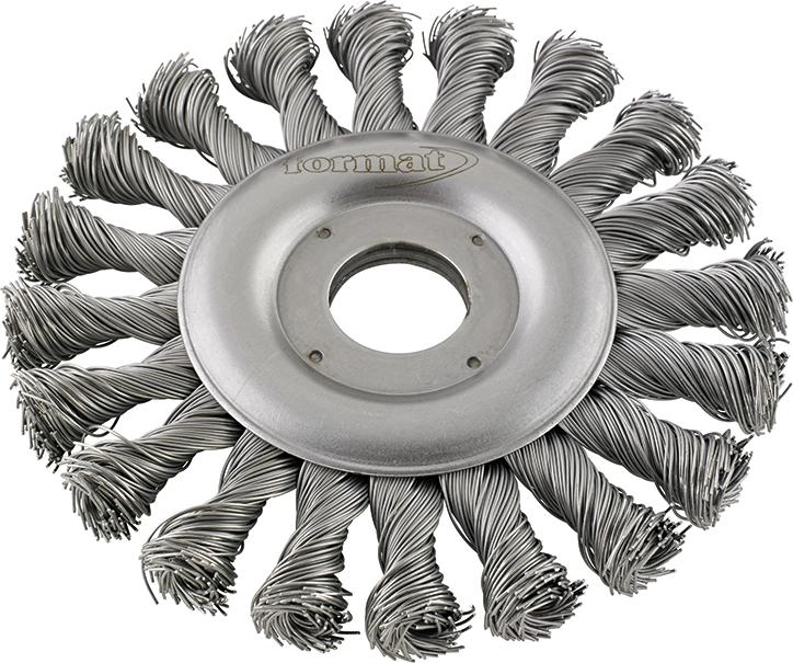 Imagen del producto Cepillo circular acero trenzado 115x mm FORMAT