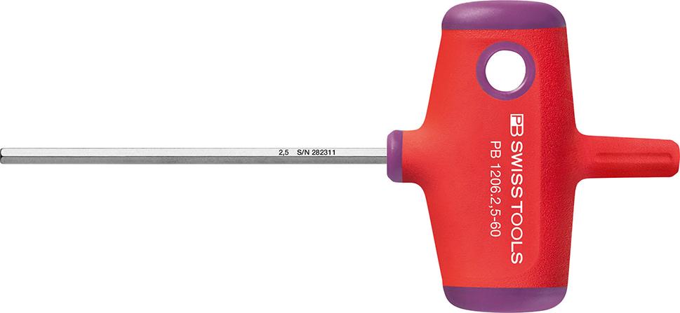 Imagen de DESTORNILLADOR MANGO EN T2,5X60MM PB SWISS TOOLS