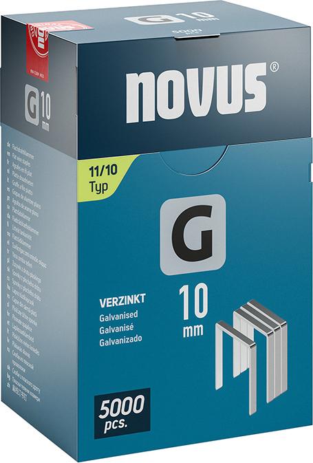 Imagen de GRAPA DE ALAMBRE PLANO G TIPO 11/10 MM ST KLAPP-FSNOVUS U.E. = 5000 UNIDADES
