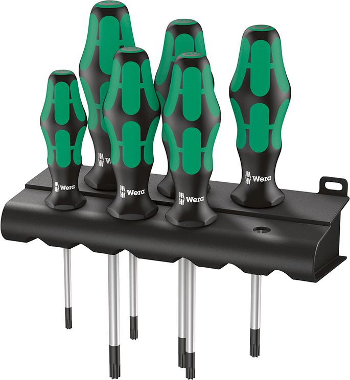 Imagen de JGO DESTORNILLADORES TORX6 UNIDADES WERA
