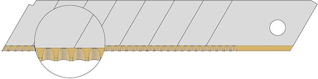 Imagen de HOJA DENTADA TIN 18MM PAQUETE 10 UDS LUTZ BLADES