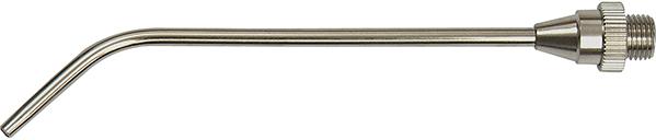 Imagen de TOBERA DE PROLONGACIÓN PISTOLA NEUMÁTICA LATÓN CURVADA M12X1,25 150MM RIEGLER