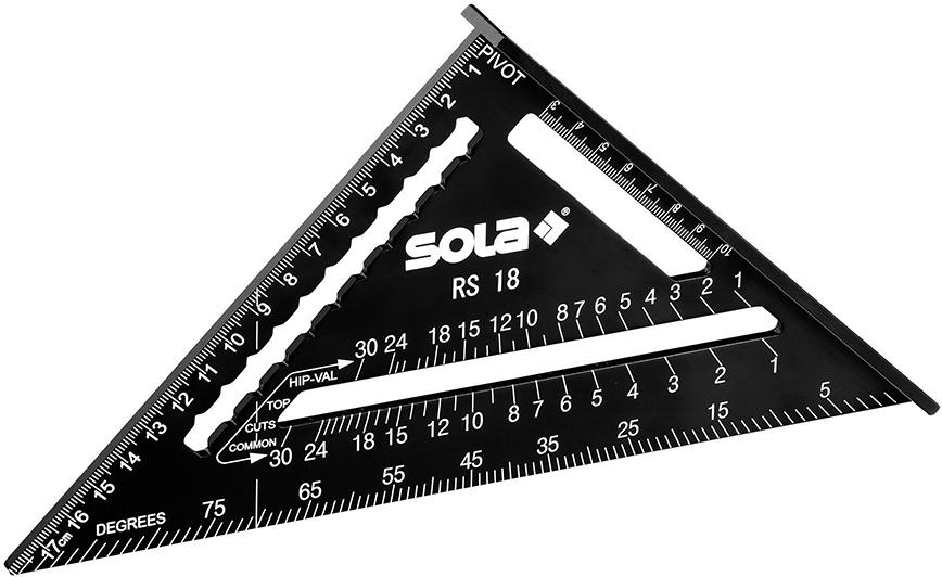 Imagen de ESCUADRA TRIANGULAR 18CM SOLA