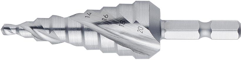 Imagen del producto Punta broca escalonada Universal HSS 4-12mm FORMAT