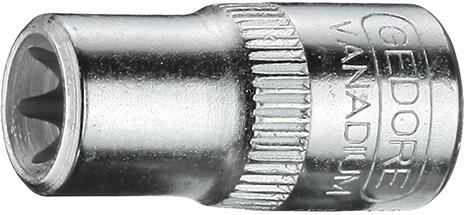 Imagen de VASO DE LLAVE DE VASO 1/4" E10X25MM GEDORE