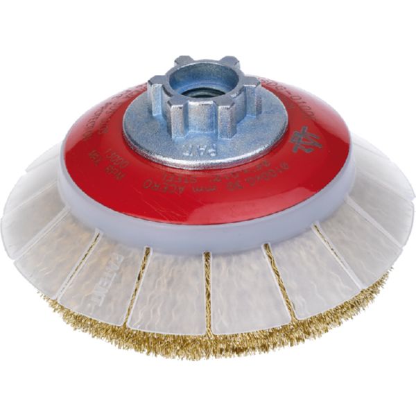 Imagen del producto TAZA CONCAVA ONDULADO C/GUARDA 100X0.30XM14 P/RADIAL LATON
