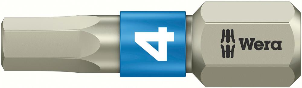 Imagen de PUNTA INOXIDABLE 1/4" DIN3126C6,3 HEMBRA HEX 4X25MM WERA