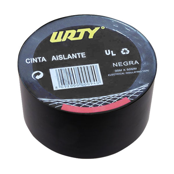 Imagen del producto Cinta aislante de PVC negra 50 mm x 30 Metros x 0,15mm