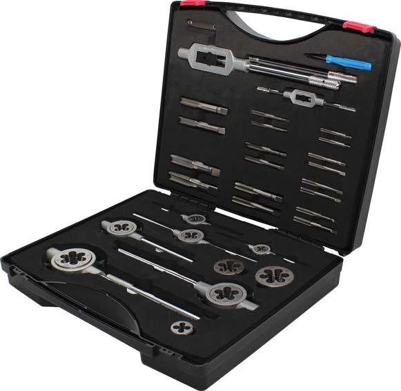 Imagen de JGO MACHOS ROSCAR MANUAL DIN352 HSS UNF1/4-1." FORMAT