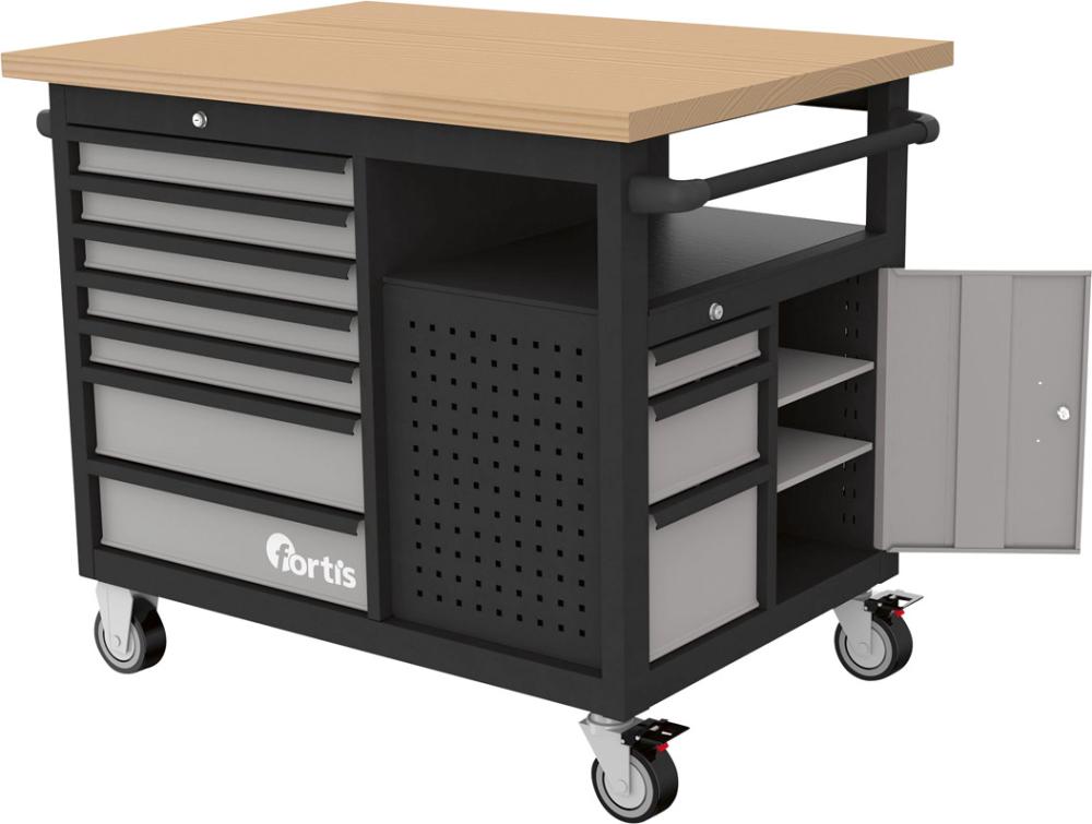 Imagen del producto Banco de trabajo sobre ruedas 1120x790x1005mm FORTIS