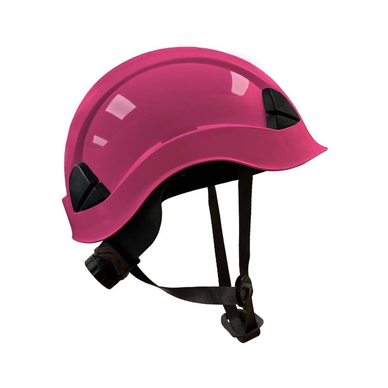 Imagen del producto CASCO ROSA CON BARBOQUEJO
