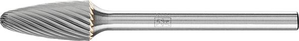 Imagen del producto Fresa pequeña c/ mango arco medio punto 0613 5 3mm 6x13mm Pferd