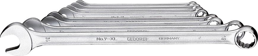 Imagen de JUEGO LLAVES COMBINADAS DIN3113A 8 PZAS. LONGITUD8-19MM GEDORE