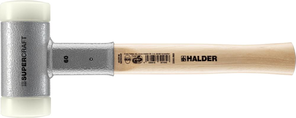 Imagen del producto Martillo nylon antirreb. 60mm rsfr. Halder
