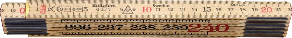 Imagen de METRO PLEGABLE MADERA ABEDUL 2,4M NATURAL HULTAFORS