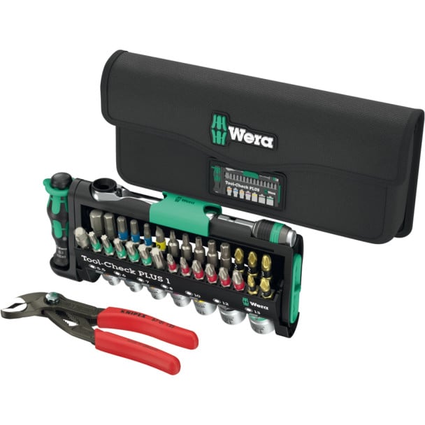 Imagen del producto JUEGO VASOS Y PUNTAS C/CARRACA 40 PZAS TOOL CHECK COMBI 1