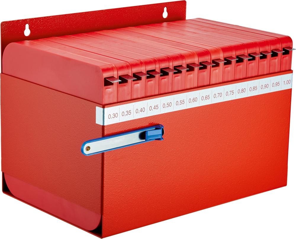 Imagen del producto Correa para galga de 0,3-1mm en caja de tallerFORMAT