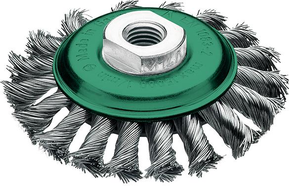 Imagen del producto Cep. cónico ac. inox. 100x12mm trenzado 0,5mm Lessmann