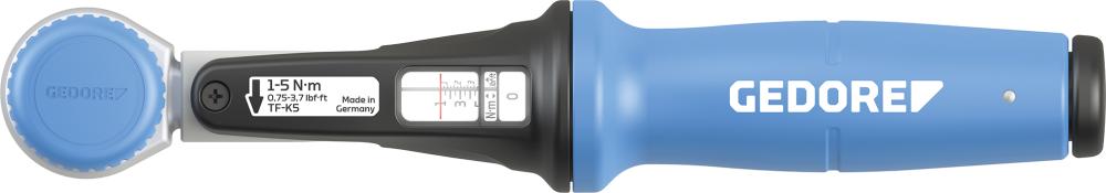 Imagen de LLAVE DINAMOMÉTRICA TORCOFIX TF-K 1-5 NM 1/4"GEDORE