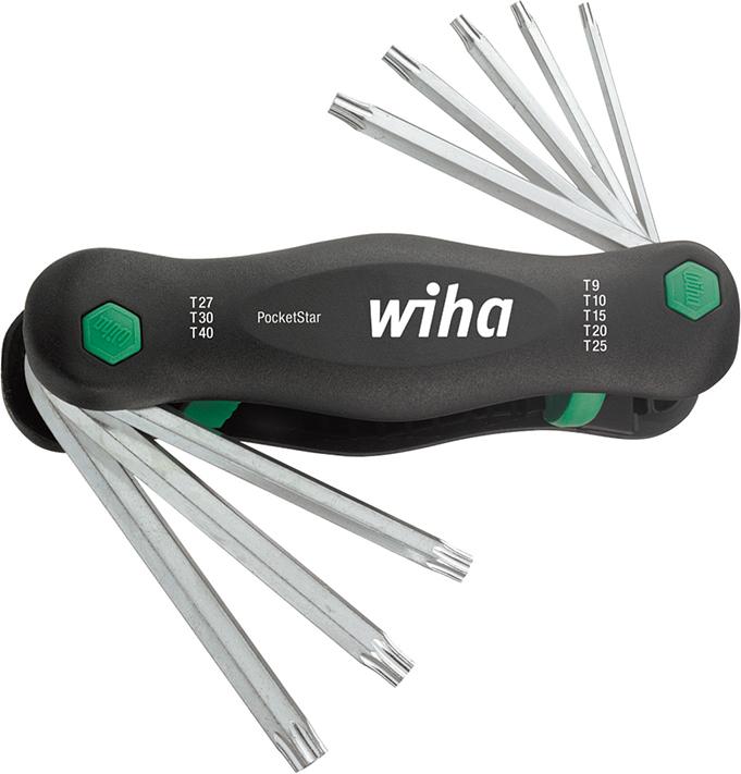 Imagen del producto Jgo llaves Allen PocketStar fosfatada T9-T40x mm Wiha
