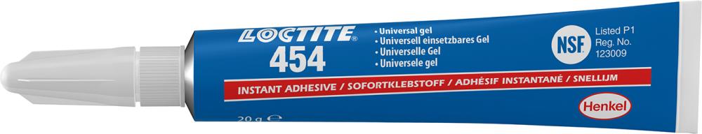Imagen del producto Pegamento instantáneo LOCTITE 454 tubo 20g Henkel