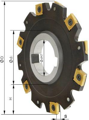 Imagen del producto Fresa de disco sin reborde Z8 D 80x4 mm