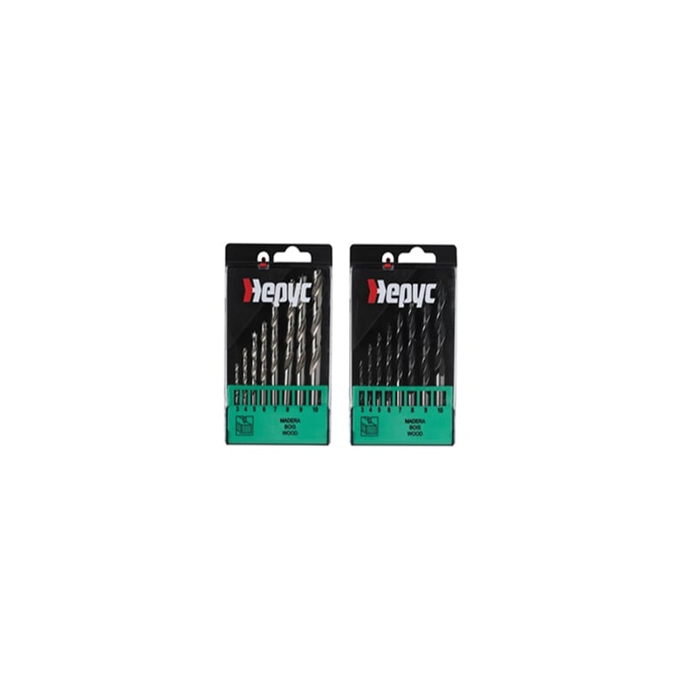Imagen del producto JUEGO BROCA P/MADERAS BLANDAS 3PUNTAS 8PZAS M3-M10 8131/2