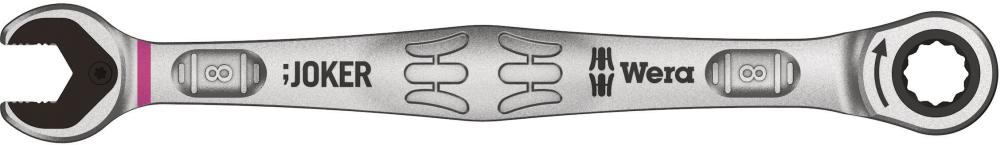 Imagen de LLAVE DE ESTRELLA C/ CARRACA JOKER 8MM WERA