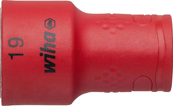 Imagen del producto Pieza llave de vaso hexagonal 3/8" 19mm VDE Wiha