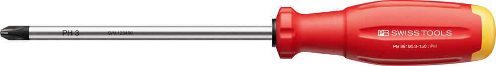 Imagen de DESTORNILLADOR PH3X150MM SWISSGRIP EVO PB SWISS